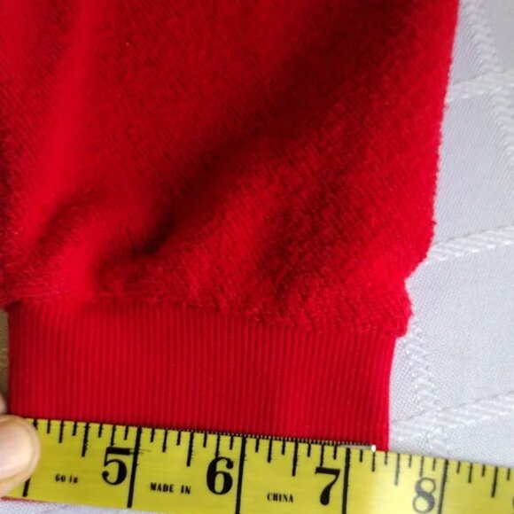 Xhilaration Red With Glittery White "Treat Yourself" Sweatshirt Size XL! - Picture 15 of 15